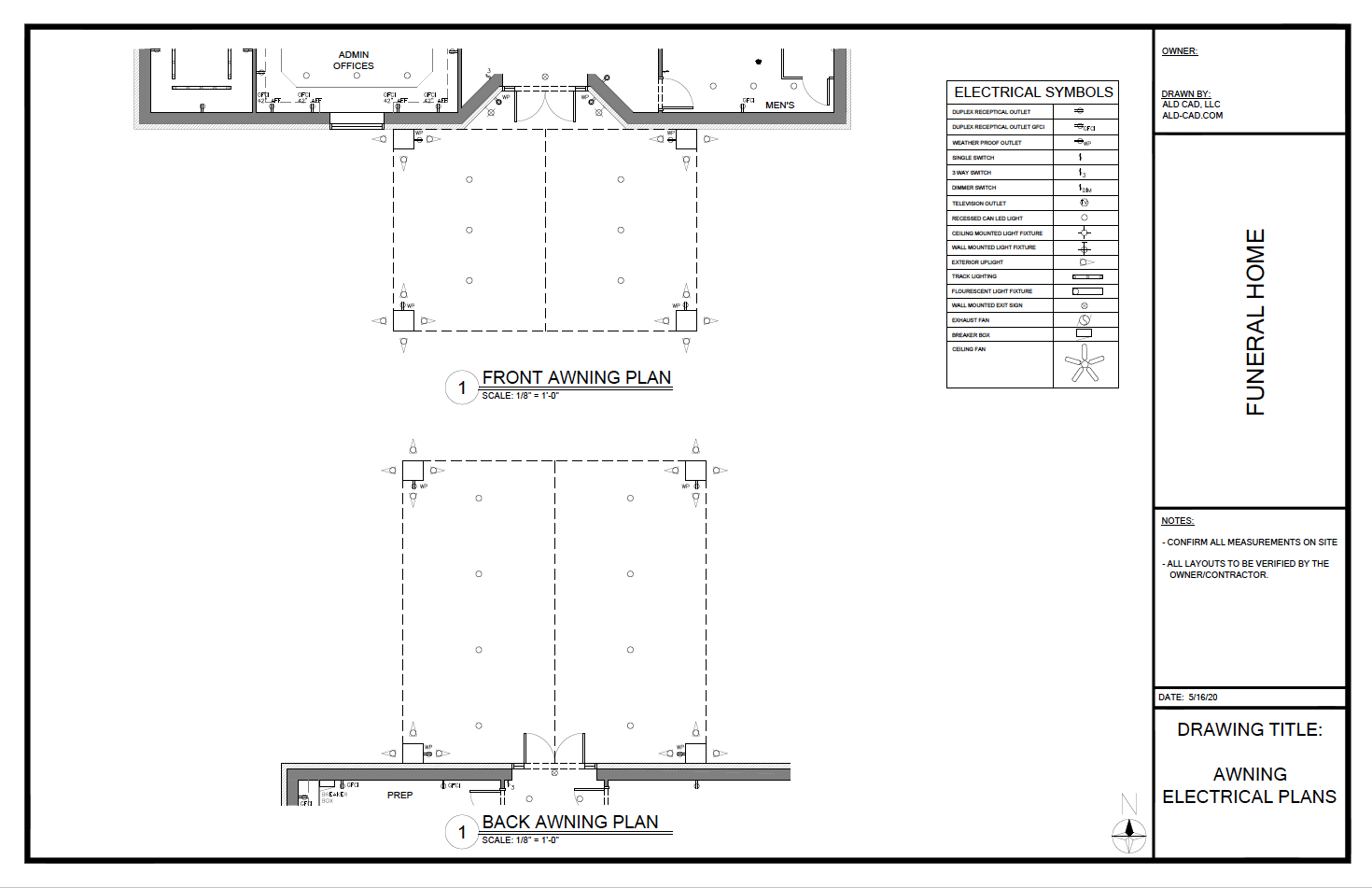 Awning Electrical Plan